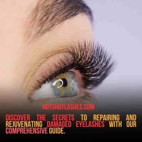 how to fix damaged eyelashes