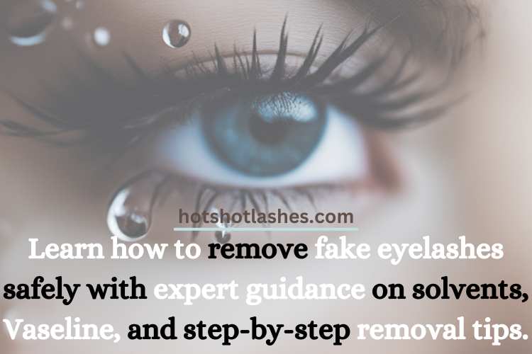 How to remove fake eyelashes safely