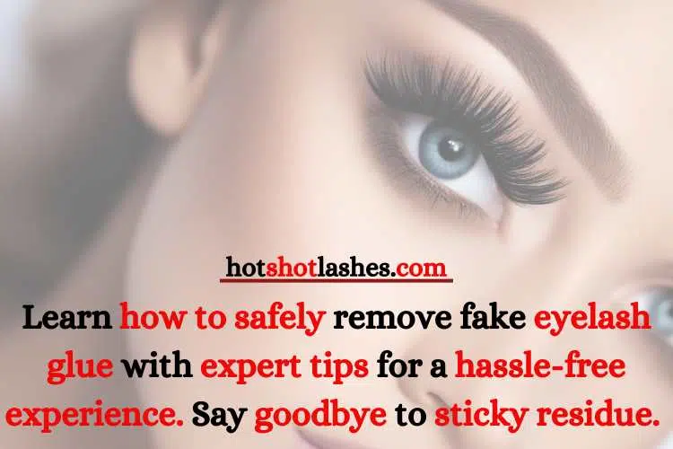  remove fake eyelash glue 