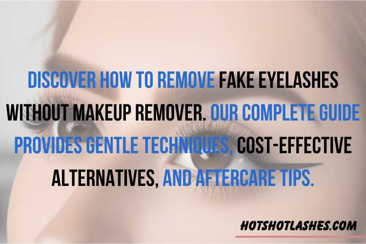 remove fake eyelashes without makeup remover